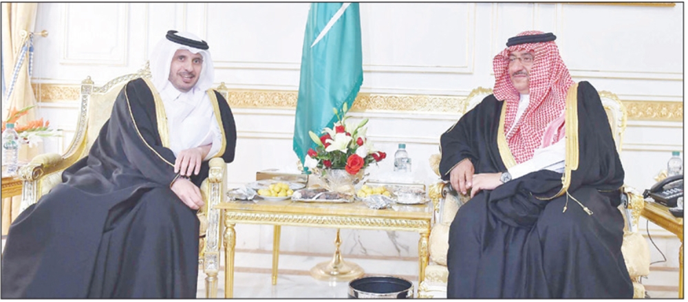 n u0627u0644u0623u0645u064au0631 u0645u062du0645u062f u0628u0646 u0646u0627u064au0641 u0645u0633u062au0642u0628u0644u0627 u0648u0632u064au0631 u0627u0644u062fu0627u062eu0644u064au0629 u0627u0644u0642u0637u0631u064a (u0648u0627u0633)