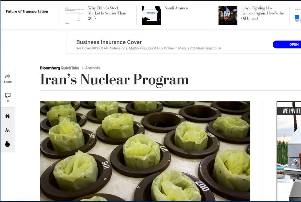 






تهديدات إيران بتجاوز الحد المسموح   (وكالة بلومبيرج)