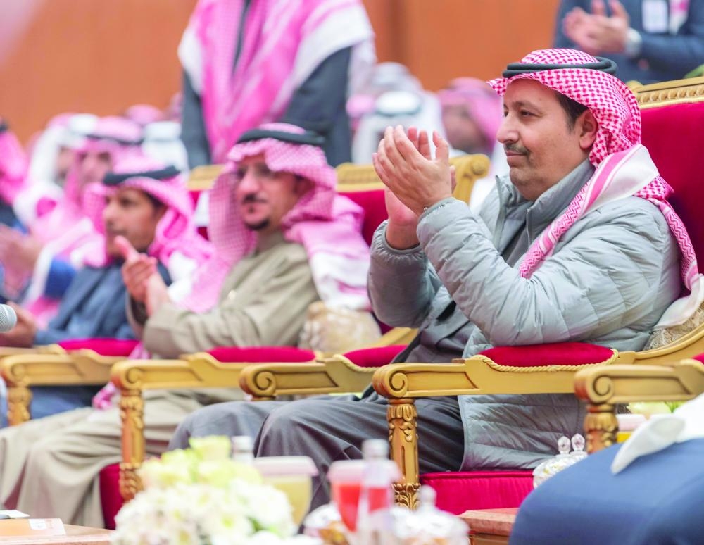 حسام بن سعود خلال حضوره الأمسية