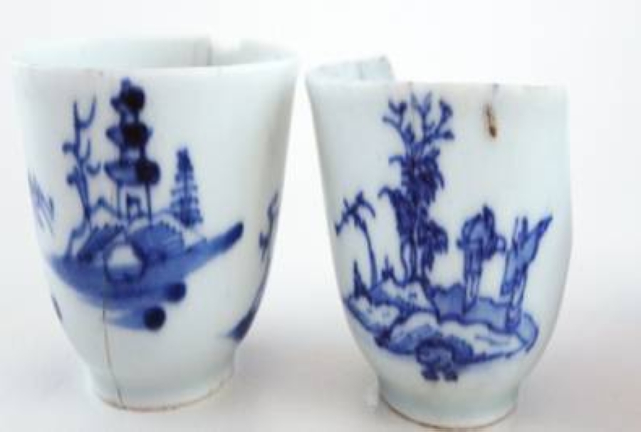 كؤوس خزف من سفينة غارقة (مكة)