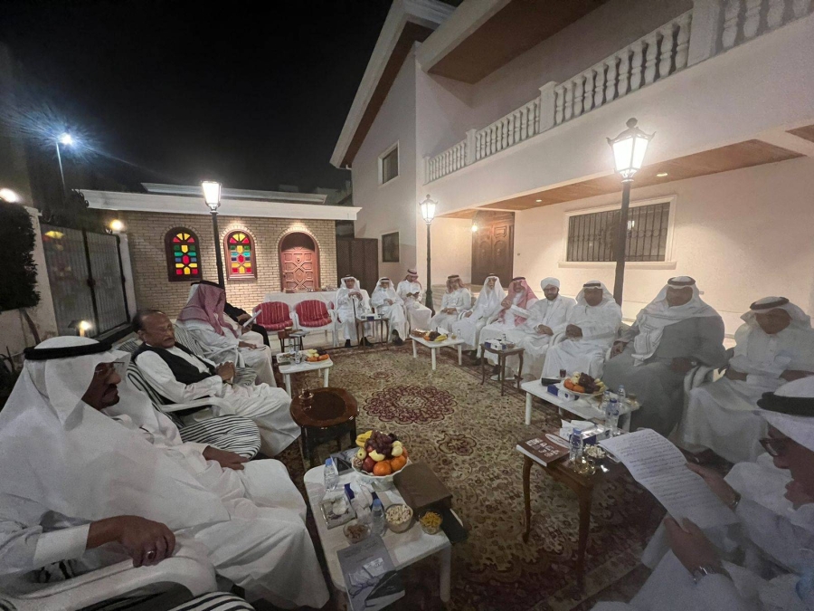 احتفال جمعية كتاب الرأي بمحمد العامودي