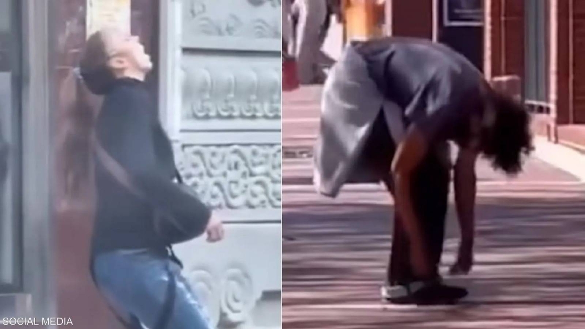 مقطع تم تداوله في أحد الشوارع الأمريكية