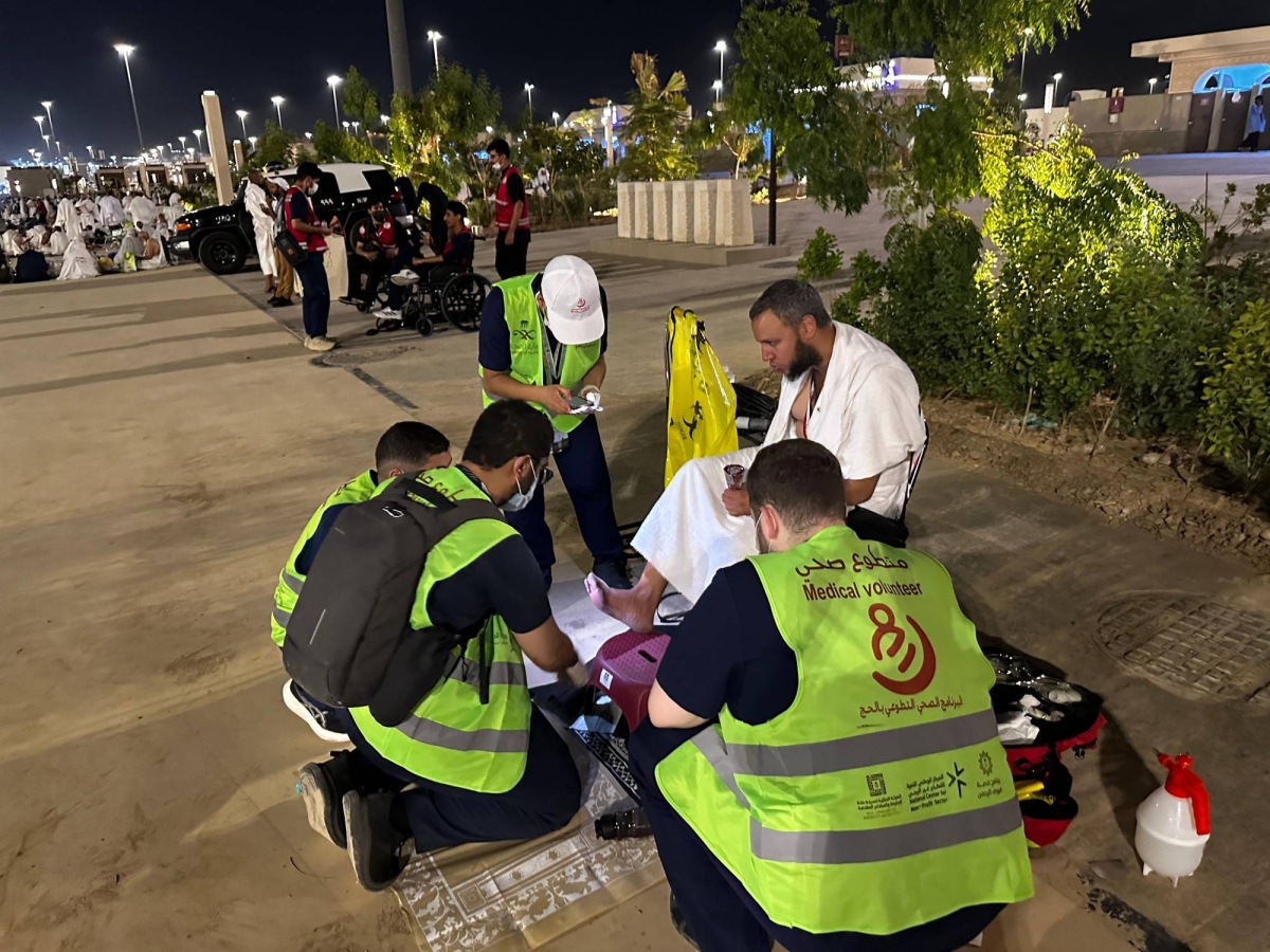 البرنامج الصحي التطوعي بالحج يبدأ عمله بـ115 فريق بالمشاعر المقدسة 